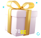 Receba seus bônus de boas-vindas no 70gg